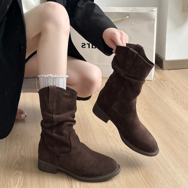 Boot Sock Slouchy - Kadınlar için Bol Kesim, Diz Altı