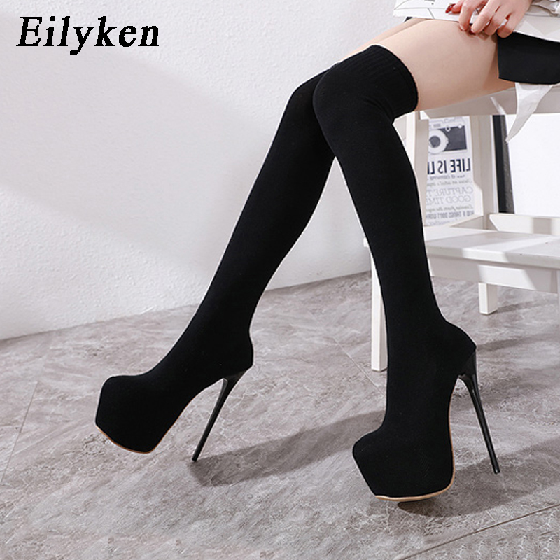 Eilyken 17 CM Platform Topuklu - Knee High Sock Women incelemesi ve fiyatı