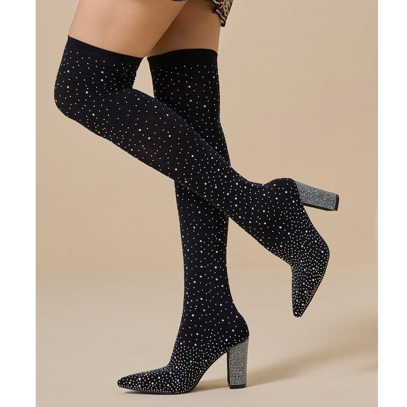 Aneikeh Kristal Diz Üstü Çorap - Knee High Sock Women incelemesi ve fiyatı