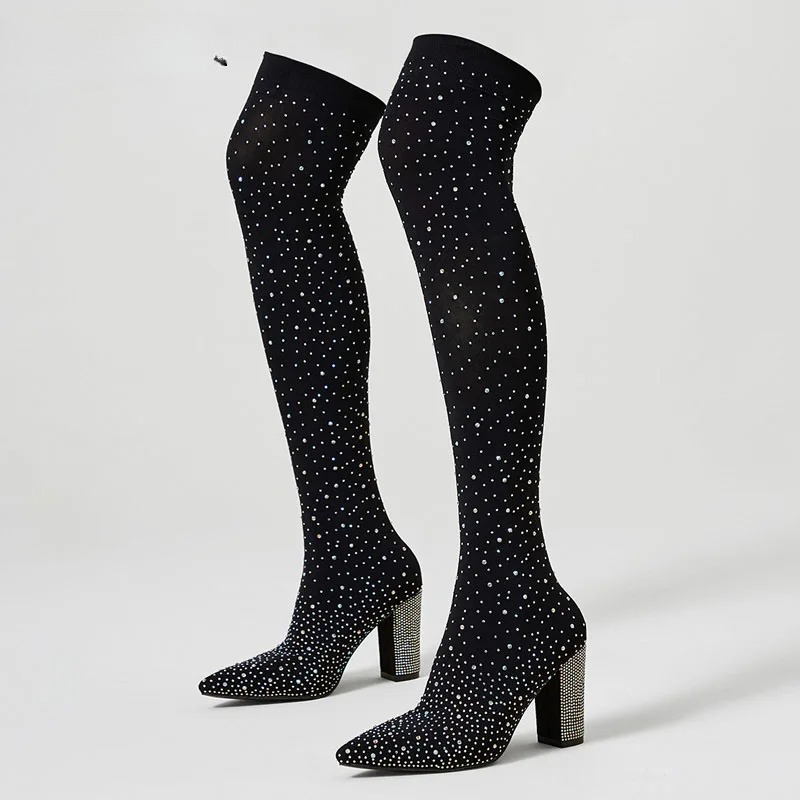 Aneikeh Kristal Diz Üstü Çorap - Knee High Sock Women incelemesi ve fiyatı