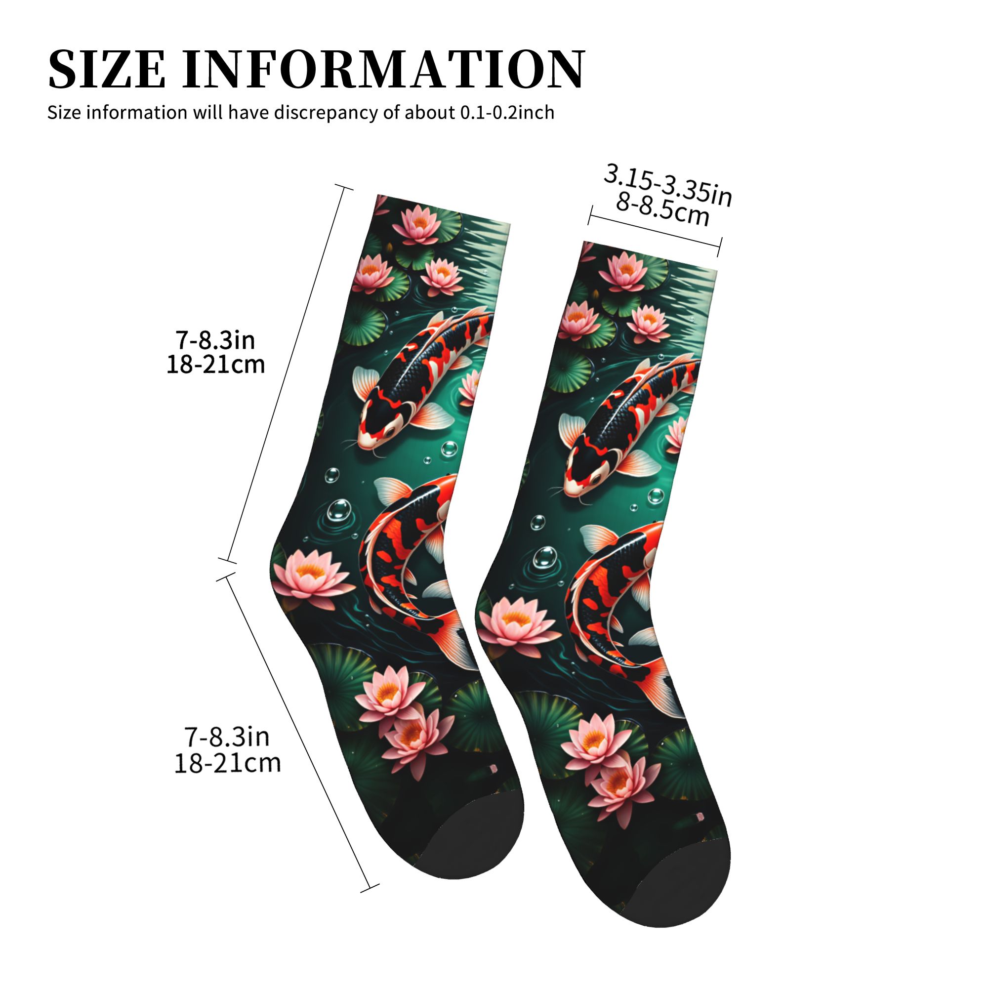Üç Koi Lotus Koyu Gölet Feng S - Dress Sock Men incelemesi ve fiyatı