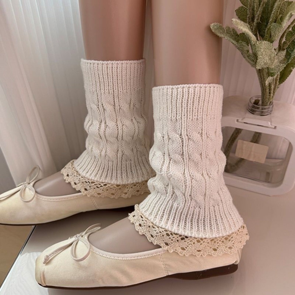 Vintage Dantel Fırfırlı Örgü B - Boot Sock Slouchy incelemesi ve fiyatı
